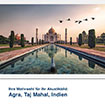 Akustikbild Motiv Agra, Taj Mahal, Indien