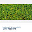Akustikbild Motiv grüne Mooswand