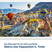 LED-Leuchtbild Ballons über Kappadokien II., Türkei