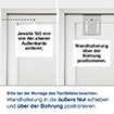 Textilbild DEKO  Wandhalterung