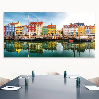 Akustikbild Kopenhagen, Nyhavn, Dänemark