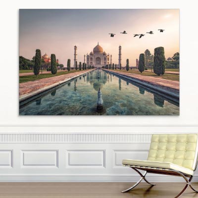 Akustikbild Agra, Taj Mahal, Indien