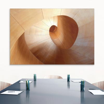 Akustikbild Aufwärtsspirale