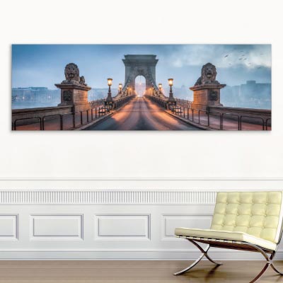 Akustikbild Budapest, Kettenbrücke, Ungarn