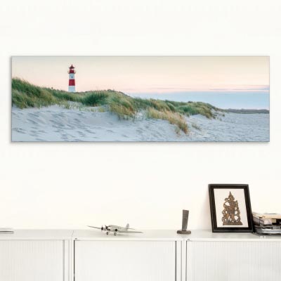 Akustikbild Strand, Leuchtturm auf Sylt