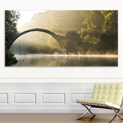 Akustikbild Mystische Morgenstimmung am See