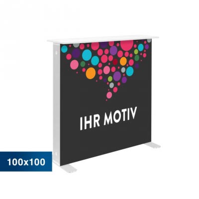 Die leuchtende mobile Messetheke – Mobile Light Box 100x100 Counter