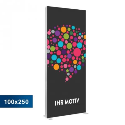 Der leuchtende mobile Werbeaufsteller – Mobile Light Box 100x250
