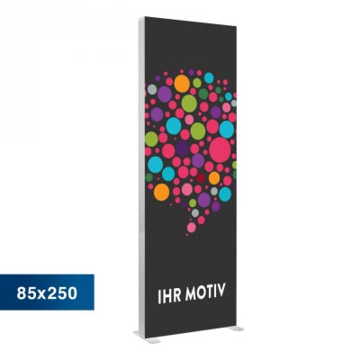 Der leuchtende mobile Werbeaufsteller – Mobile Light Box 85x250